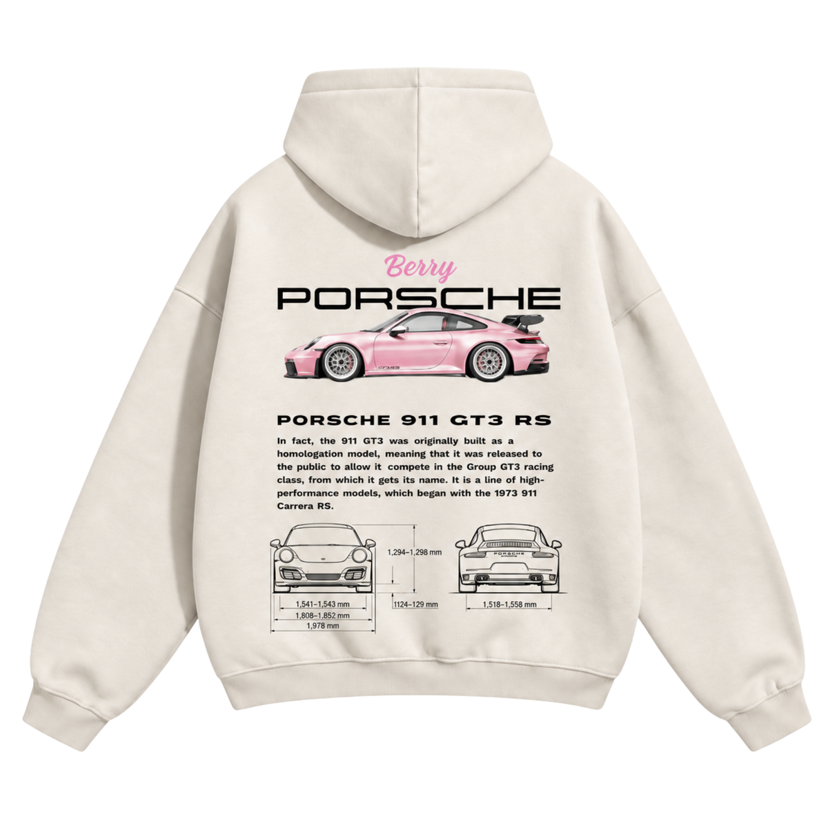 Berry 911 GT3 RS Hoodie