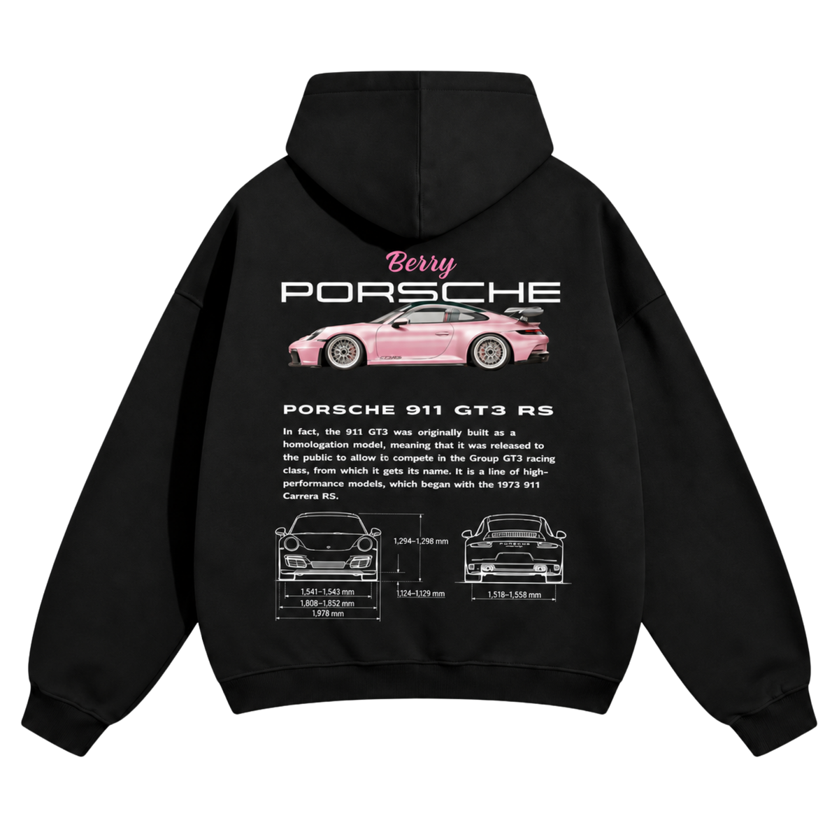 Berry 911 GT3 RS Hoodie
