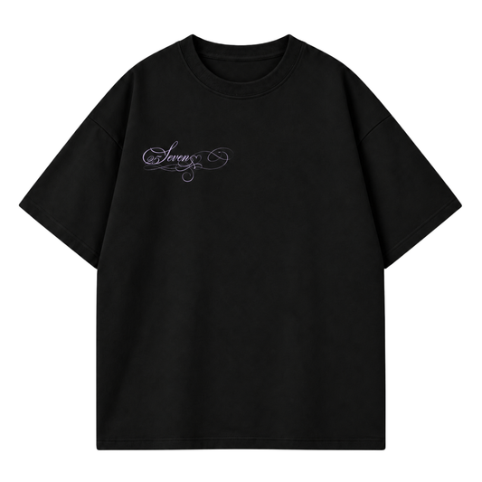 Hearts Oversize Shirt purple