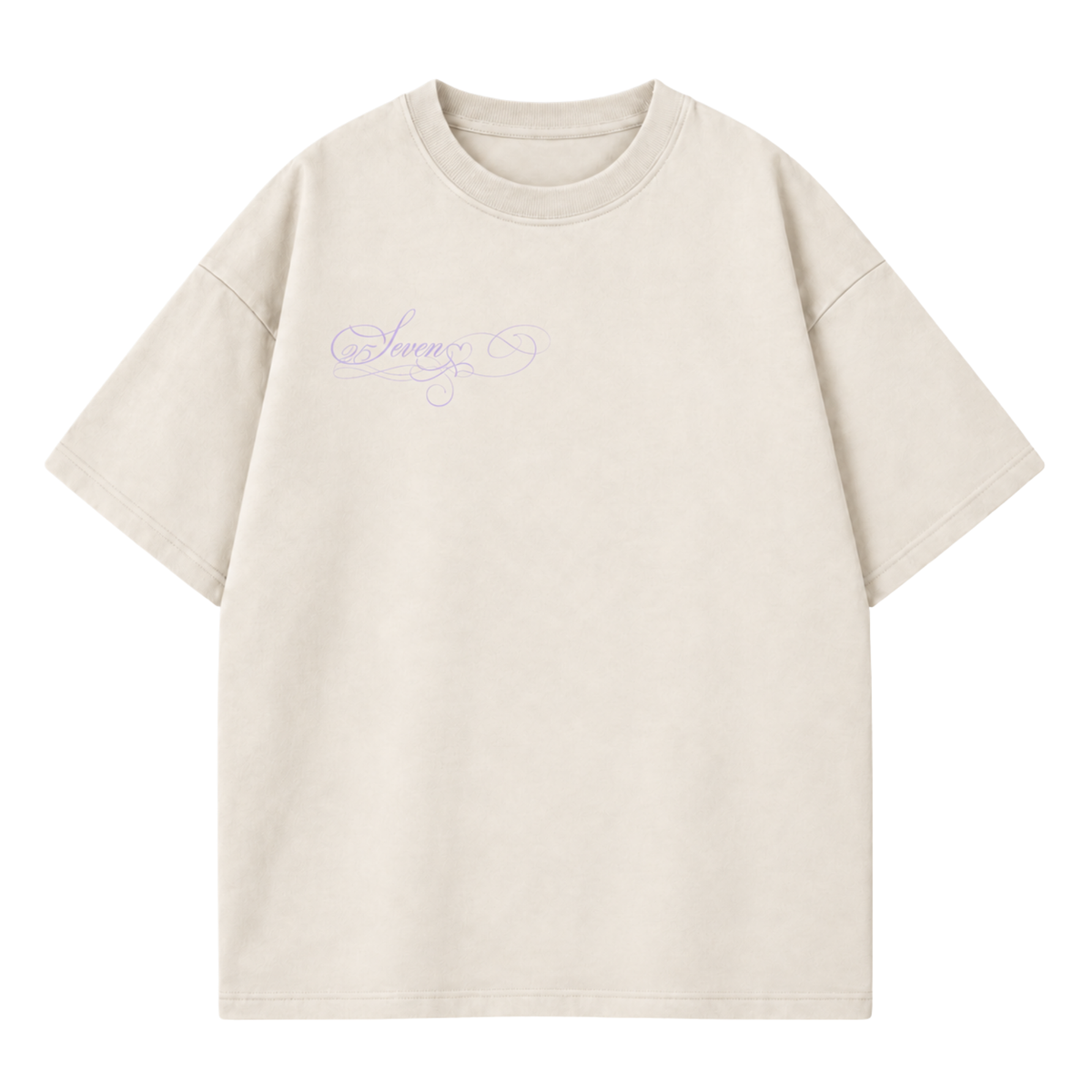 Hearts Oversize Shirt purple