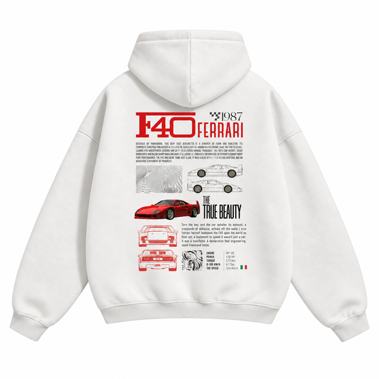 Sports Car F40 Hoodie