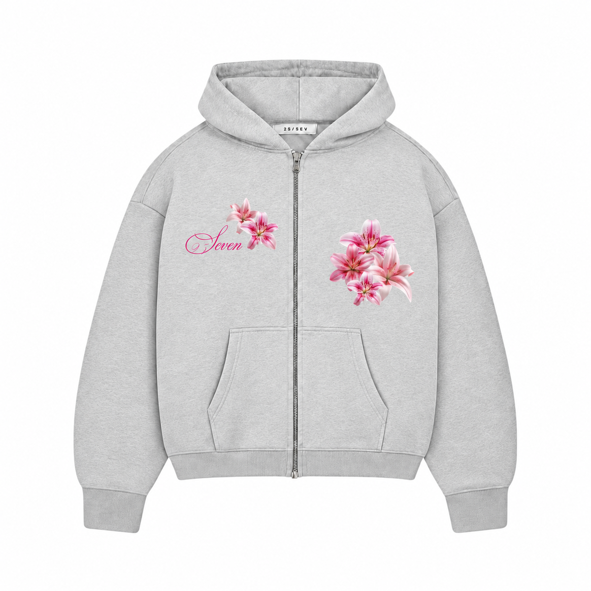 Secret Garden Oversize Zip-Hoodie
