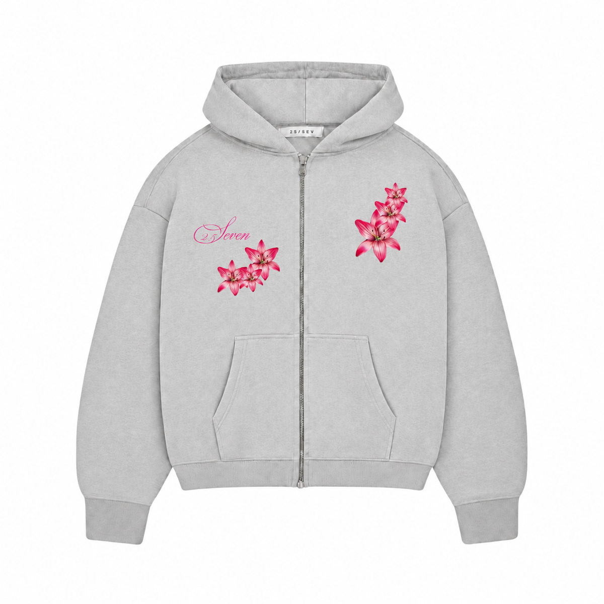 Secret Garden Oversize Zip-Hoodie