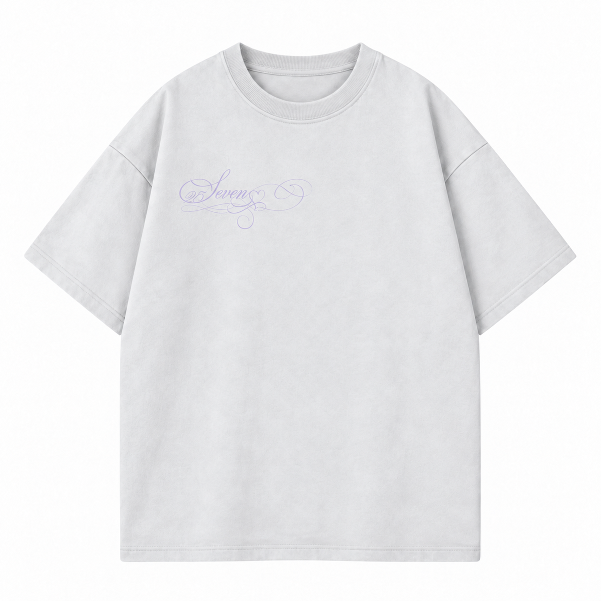 Hearts Oversize Shirt purple