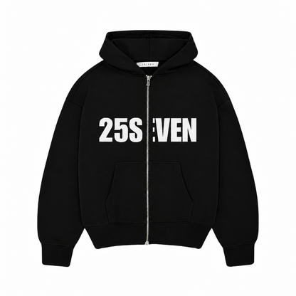 25SEVEN Oversized Zipper Hoodie